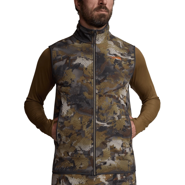 Sitka Alpha Fleece Vest in Optifade Timber