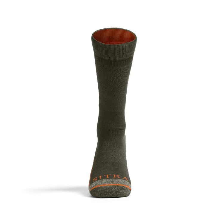 Sitka Mid Weight Crew Sock in Deep Lichen