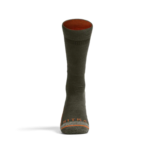Sitka Mid Weight Crew Sock in Deep Lichen