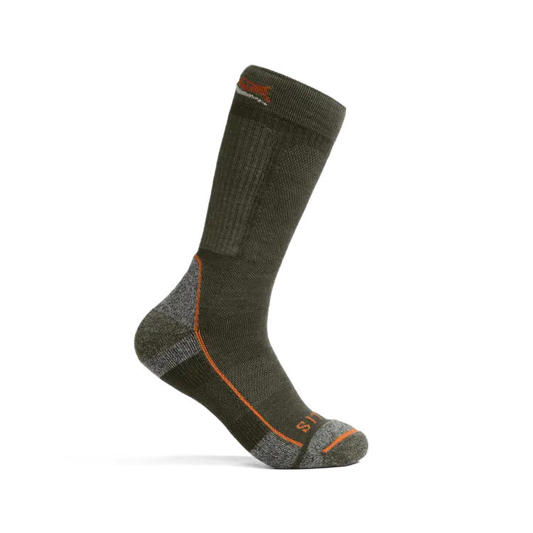 Sitka Mid Weight Crew Sock in Deep Lichen