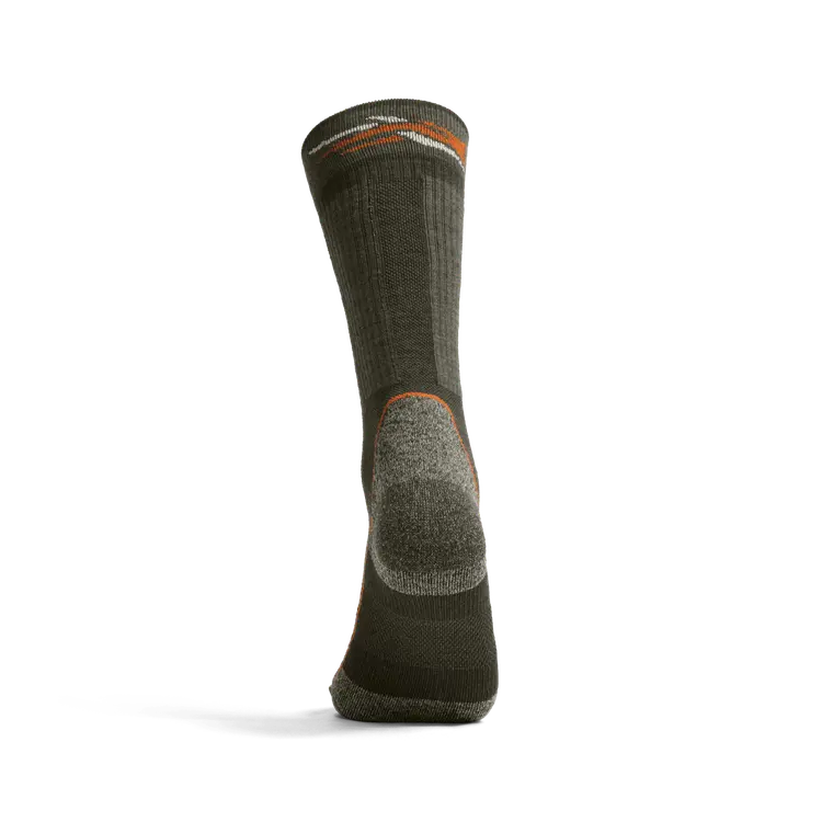 Sitka Mid Weight Crew Sock in Deep Lichen
