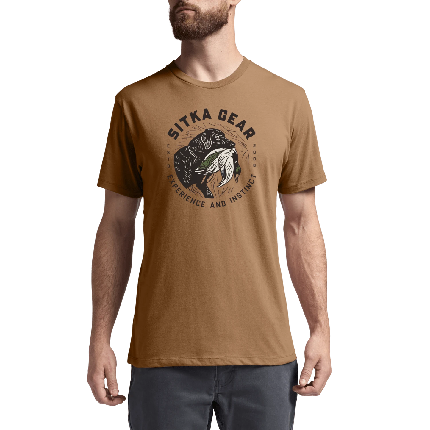 Sitka Instinct Tee in Sequoia Brown