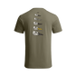 Sitka Waterfowl Skull Tee in Dark Green Sage