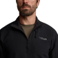 Sitka Alpha Fleece 1/4 Zip Pullover in Sitka Black
