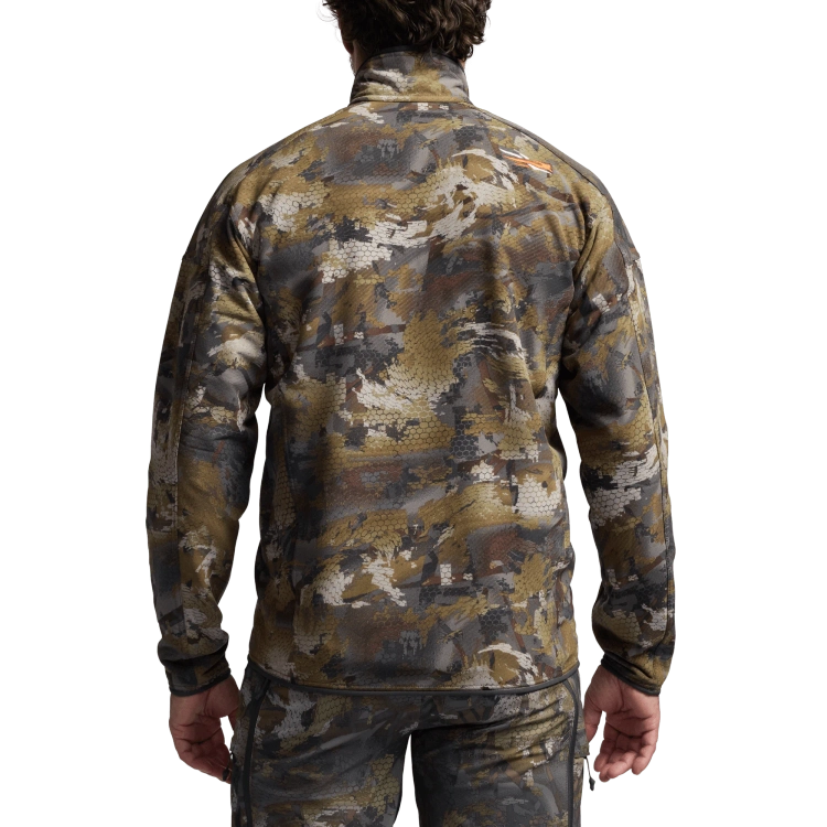 Sitka Alpha Fleece 1/4 Zip Pullover in Optifade Timber