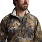 Sitka Alpha Fleece 1/4 Zip Pullover in Optifade Timber