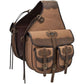 Tough1 Canvas Trail Bag with Leather Accents