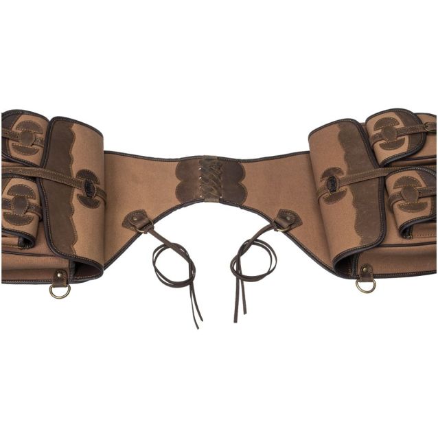 Tough1 Canvas Trail Bag with Leather Accents