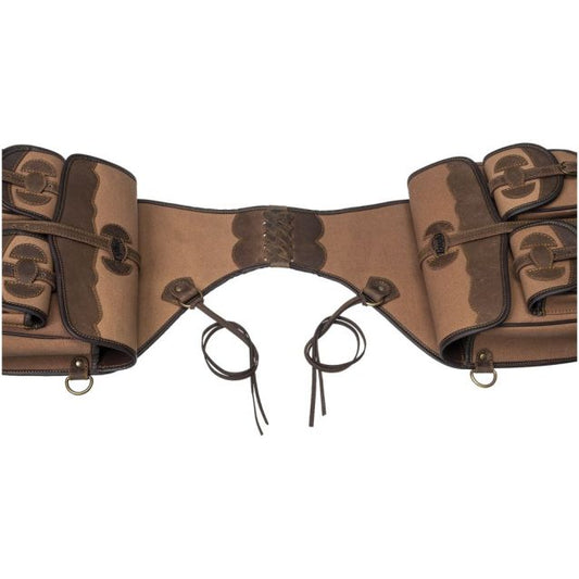 Tough1 Canvas Trail Bag with Leather Accents