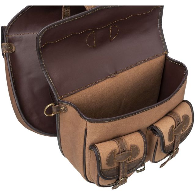 Tough1 Canvas Trail Bag with Leather Accents