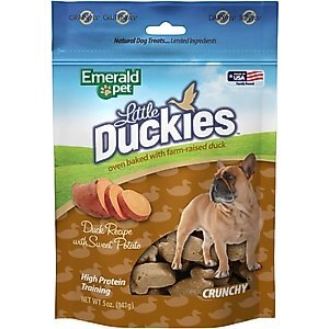 Emerald Pet Little Duckies with Duck & Sweet Potato Dog Treats