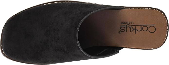 Corkys Maybe Later Wedge in Black