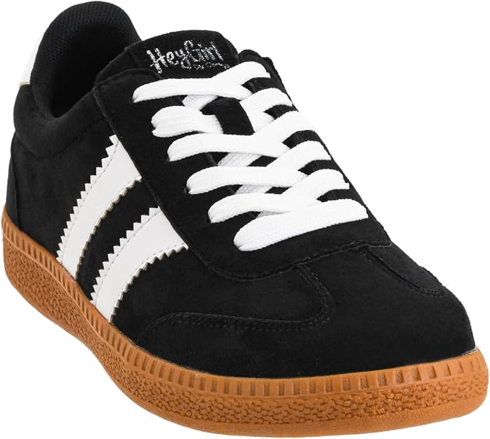 Corkys Heads Up Sneaker in Black & White Combo