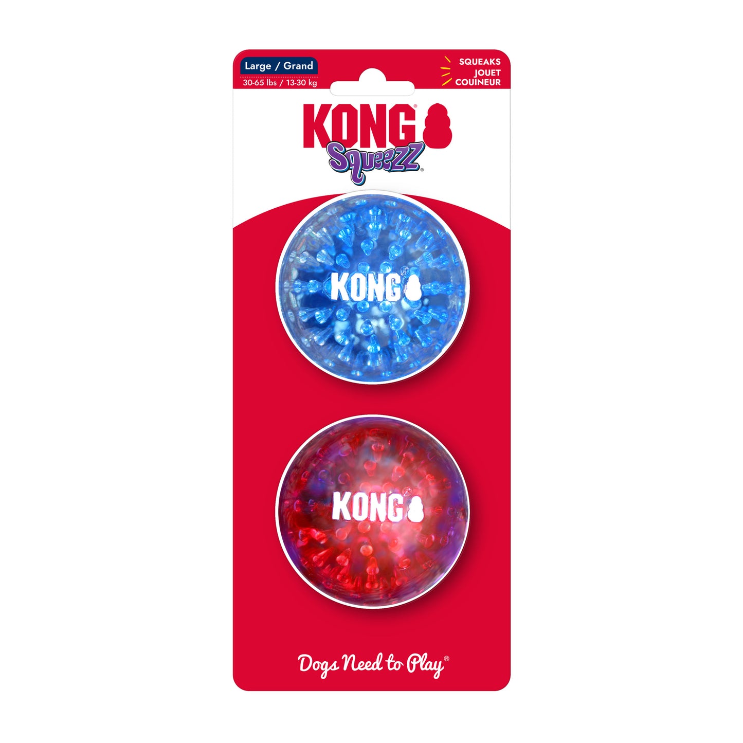 Kong Squeezz Geodz 2-pack