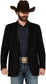 Circle S Men's Black Herringbone Carson City Sport Coat