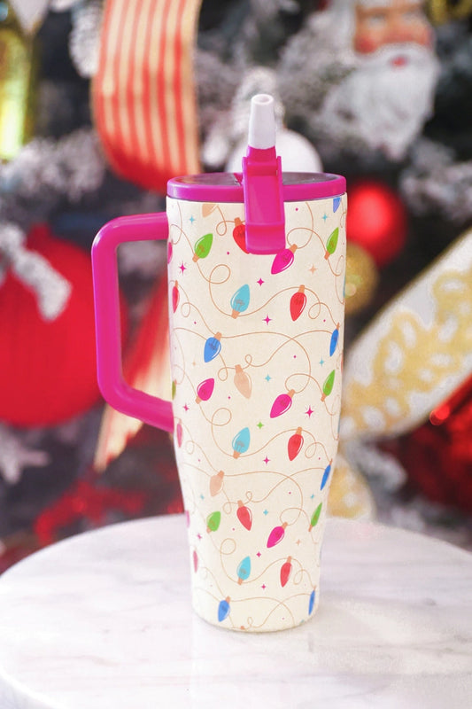 Wrapped in Lights Sleek Tumbler