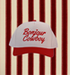 Bonjour Cowboy Red and White Cap