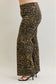 Judy Blue High Waist Retro Leopard Wide Leg Jeans