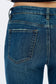 Bayeas Low Rise Straight Leg Jeans in Retro Dark Blue