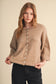 Elbow Length Sleeve Sweater Cardigan in Mocha Brown