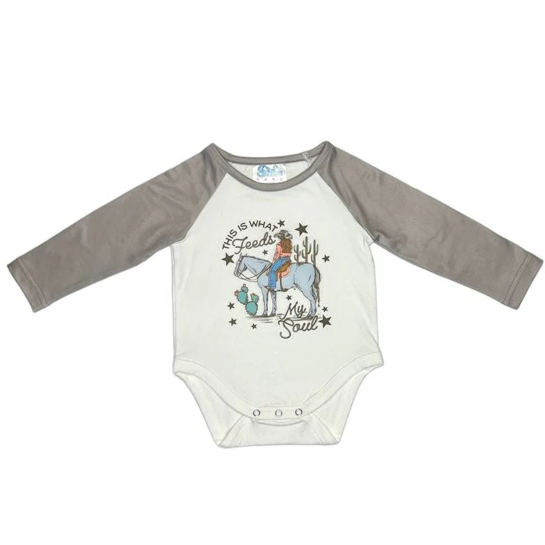 Shea Baby Cowgirl Soul Long Sleeve Onesie