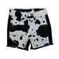 Shea Baby Black Cowprint Shorts