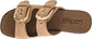 Corkys Double Dare Wedge in Sand Faux Suede