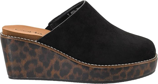 Corkys Maybe Later Wedge in Black