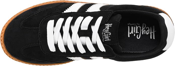 Corkys Heads Up Sneaker in Black & White Combo