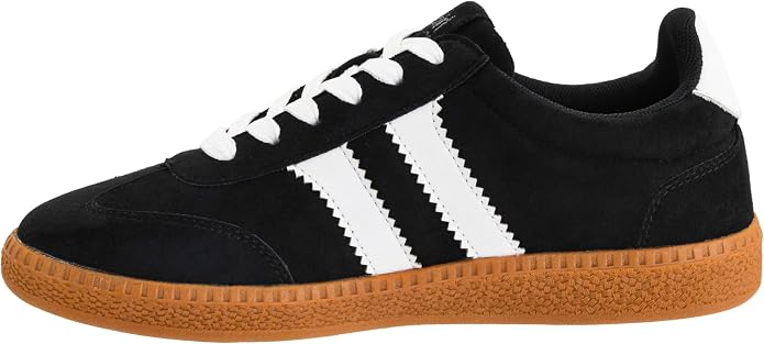 Corkys Heads Up Sneaker in Black & White Combo