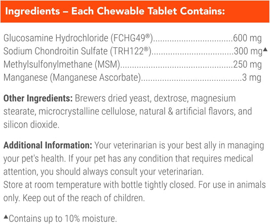 Nutramax Cosequin Maximum Strength Plus MSM & Omega-3's