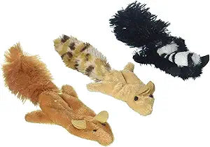 Spot Skinneeez Plush Forest Animal Cat Toy with Catnip