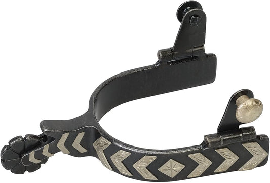 Weaver Ladies Spur with German Silver Chevron Trim