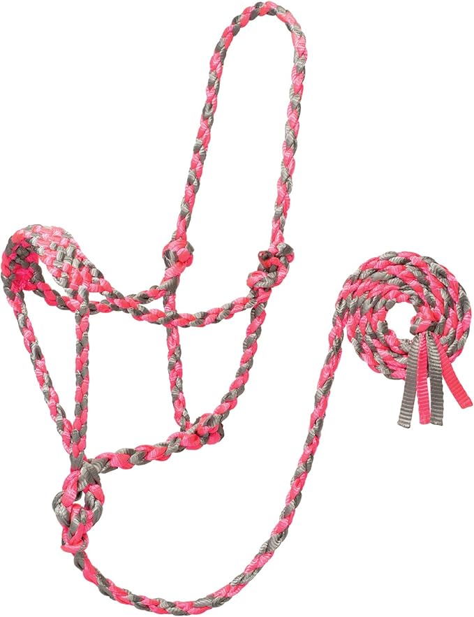 Weaver Braided Rope Halter with 10' Lead