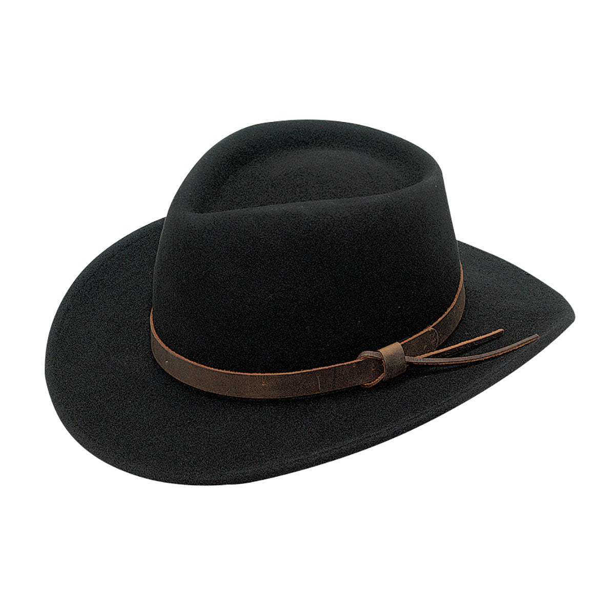 Twister Durango Crushable Wool Hat in Black