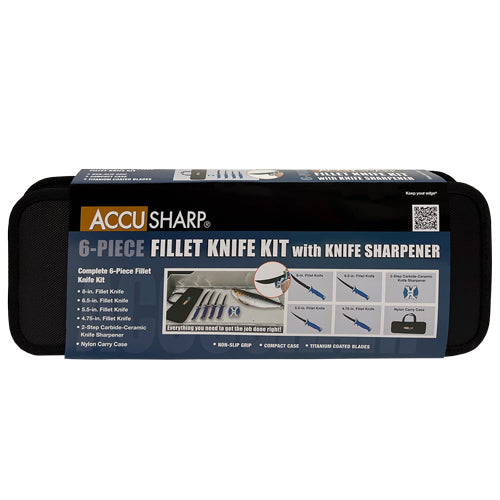 AccuSharp 6-Piece Fillet Knife Kit