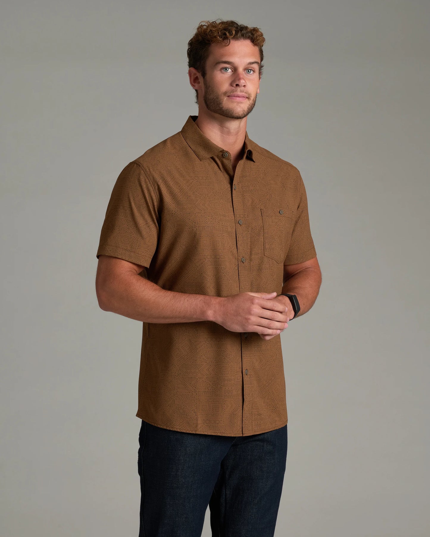 Kuhl Persuadr Shirt in Saddle Brown