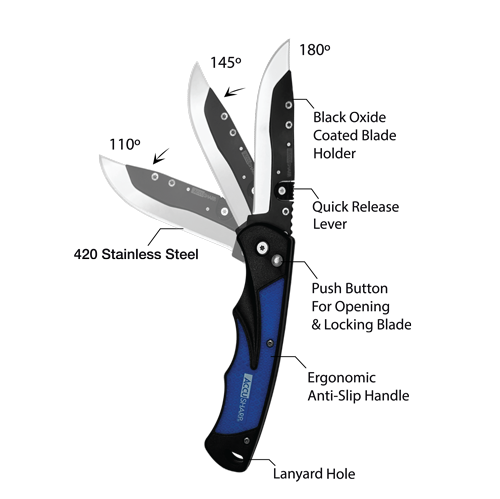 AccuSharp Replaceable Blade Razor Knife