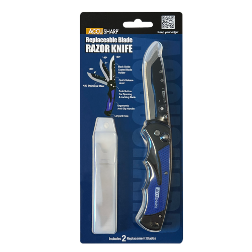 AccuSharp Replaceable Blade Razor Knife – Cowboy Headquarters