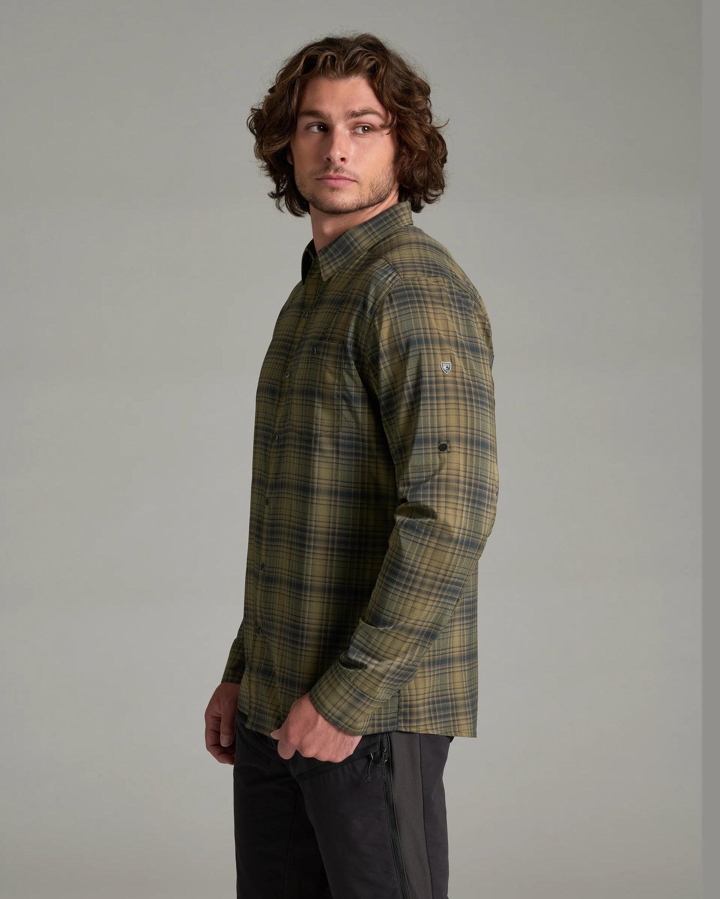 Kuhl Response Long Sleeve Shirt in Olive Night