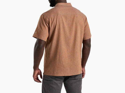 Kuhl Getaway Short Sleeve Shirt in Patina Orange
