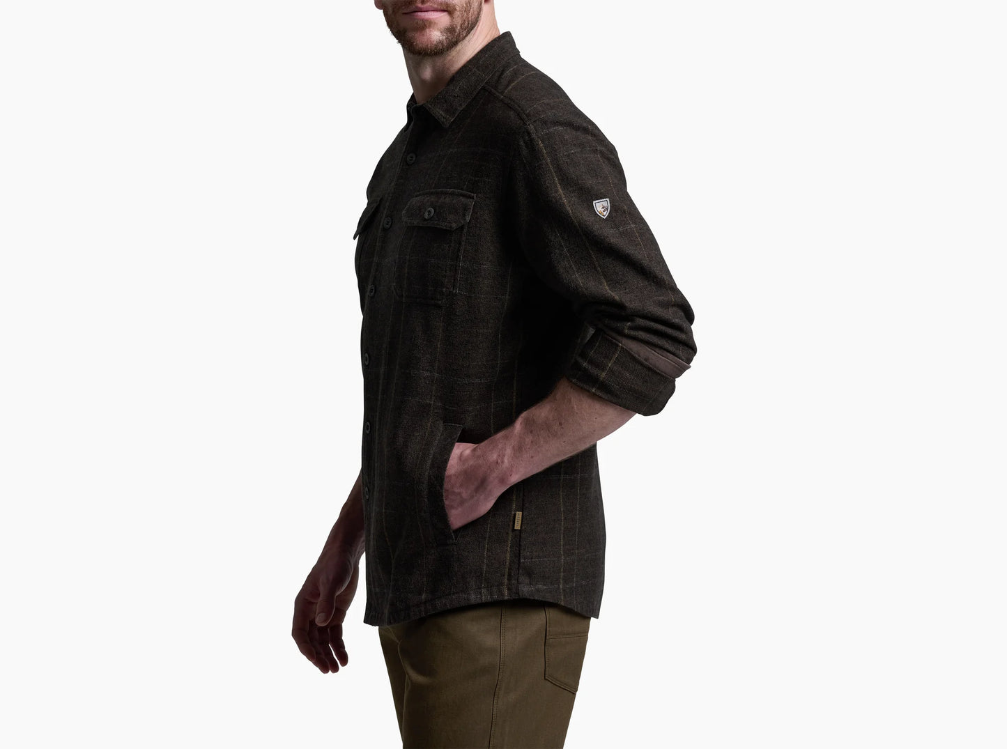 Kuhl Deviatr Shirt-Jac in Dark Roast