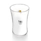 WoodWick White Teak Large Hourglass Candle