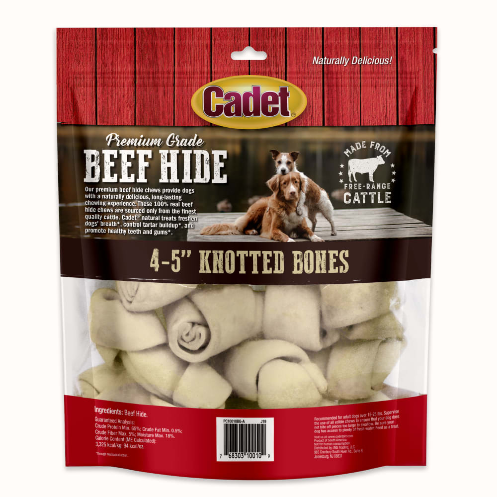Cadet Premium Grade Beef Hide Knotted Bone
