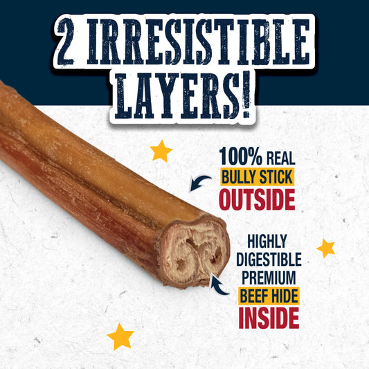 Cadet Bully Hide Sticks All-Natural Dog Chews