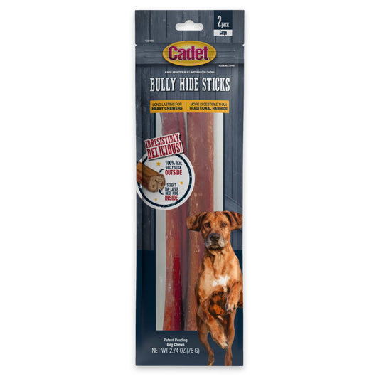 Cadet Bully Hide Sticks All-Natural Dog Chews