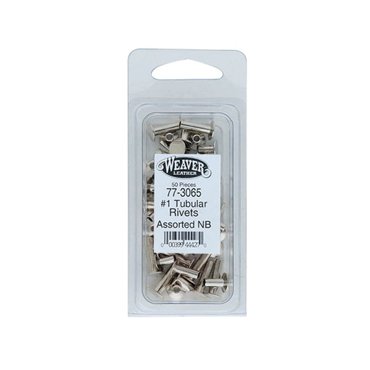 Weaver Tubular Rivets Nickel Brass