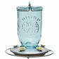 Perky-Pet Antique Blue Mason Jar Hummingbird Feeder