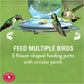 Perky-Pet Antique Blue Mason Jar Hummingbird Feeder