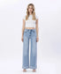 Flying Monkey High Rise Cuffed Baggy Jean in Jubilant
